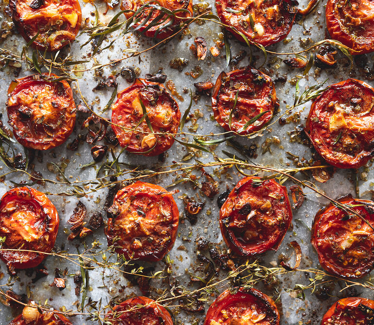 Tomates confites à la provençale