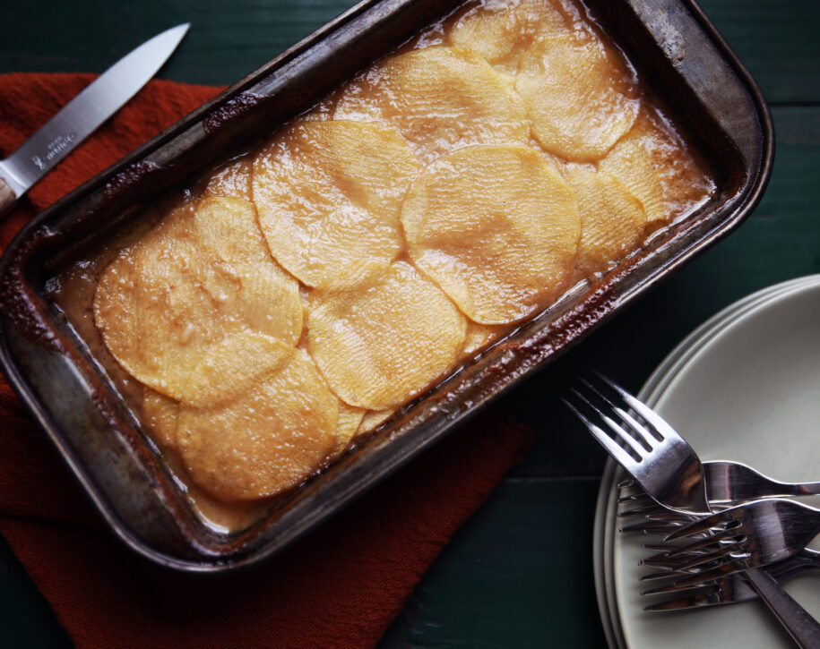 Pommes confites au caramel