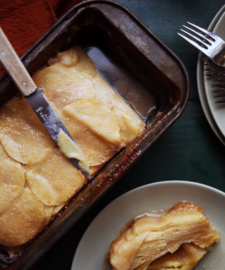 Pommes confites au caramel