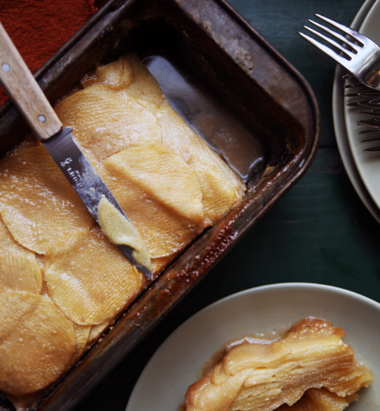 Pommes confites au caramel