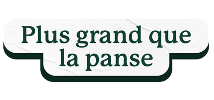 Plus grand que la panse