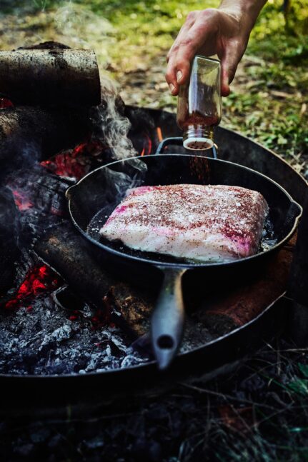 flétan grillé