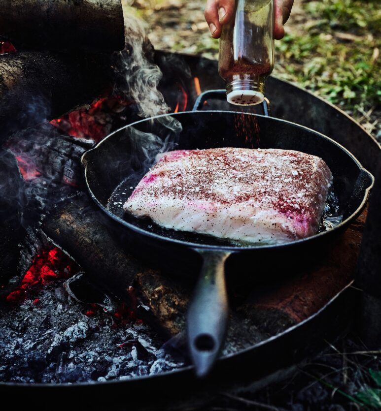 flétan grillé