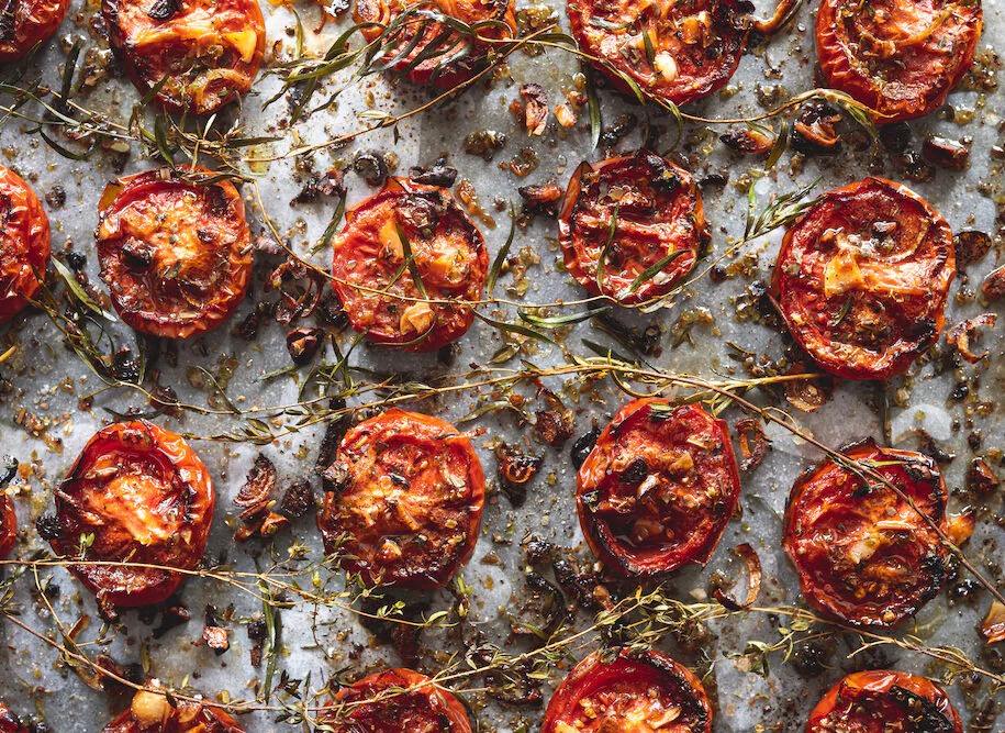 Tomates confites à la provençale